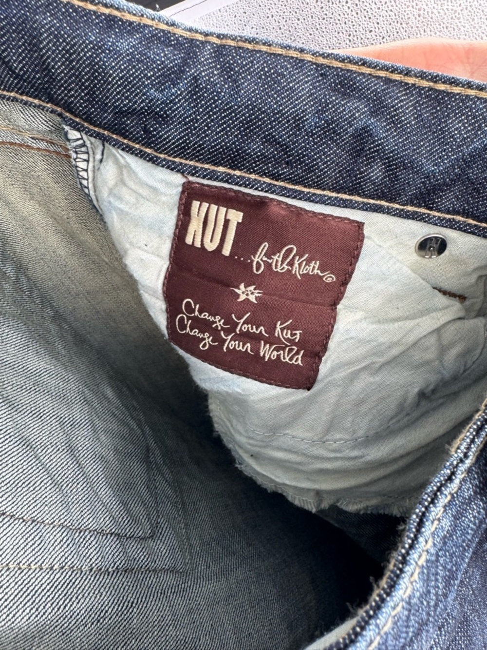 Kut From the Kloth Midrise Rolled up Ankle Jeans 18W - Picture 6 of 7